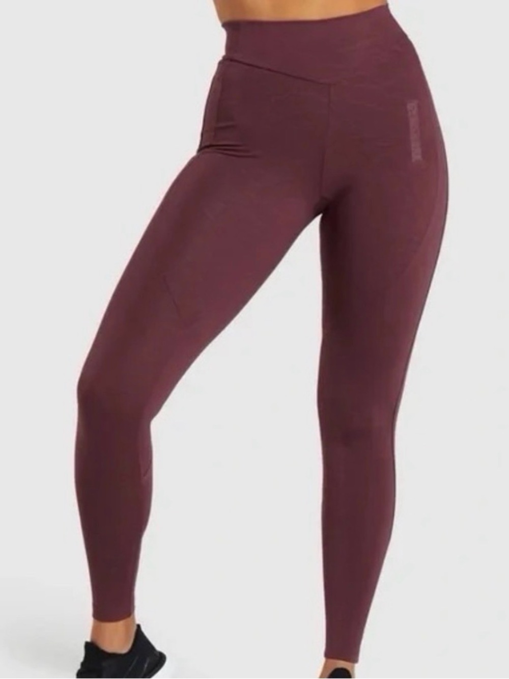 NEW! Gymshark Lustre Leggings In Winter Berry Red Women’s Size Small Activewear